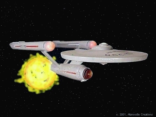 Enterprise with Star