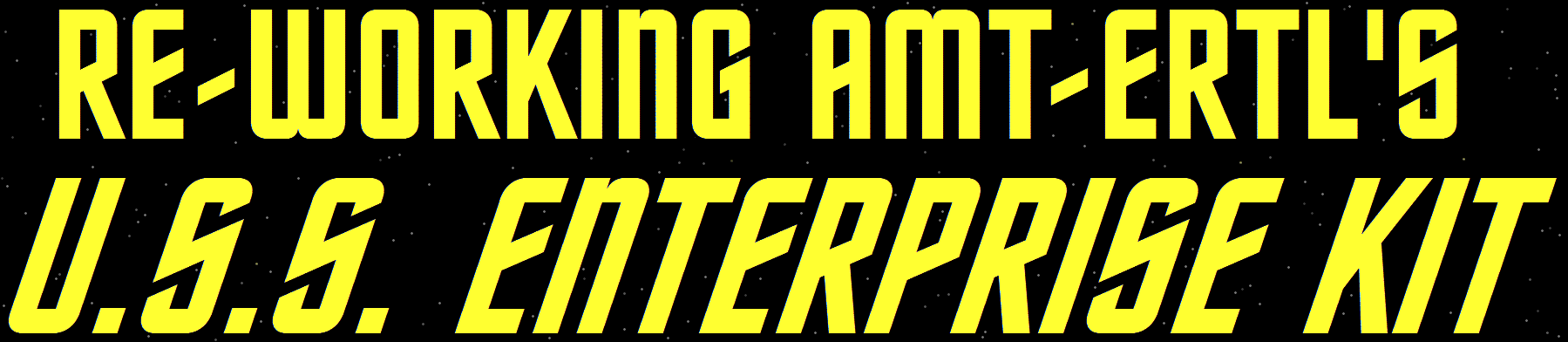 Restoring AMT-Ertl's U.S.S. Enterprise Kit